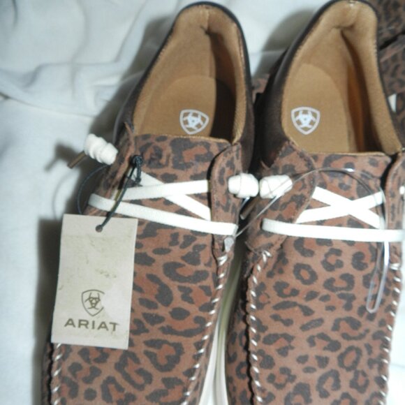 Ariat Hilo Leopard Fringe Leather Cruiser Women's BNWT!!🆕📦⌚🏃💨⚡🚚 - Picture 10 of 16